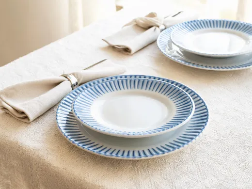 Wedding registry porcelain table