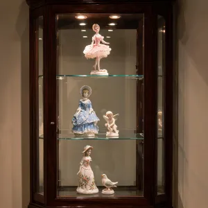 Porcelain figurine display